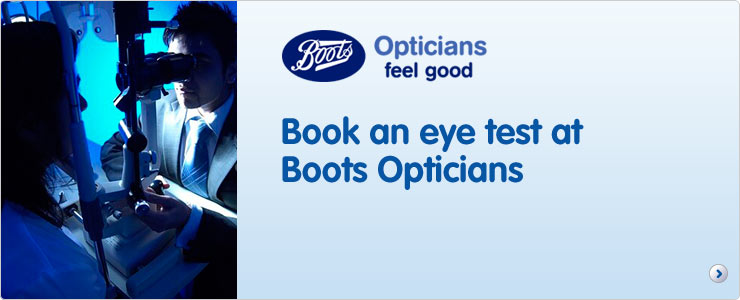 Book an eye test at Boots Opticians